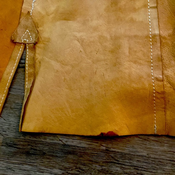 Vintage Mens Suede Button Down Jacket - Picture 6 of 9